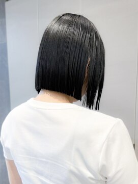 ロンド ロワール 門前仲町(Lond Loire) ボブショートボブ縮毛矯正ベージュグレージュ門前仲町