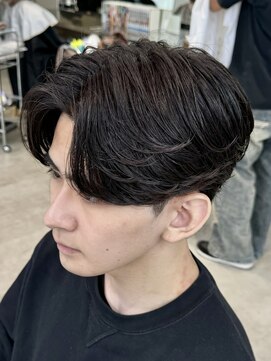 レタッチ バイ フィフス 天神大名(RETOUCH by fifth) ニュアンスパーマカルマパーマシャドウパーマメンズカット眉毛