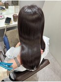 艶髪/ネビージュ/小顔/黒髪/髪質改善/縮毛矯正