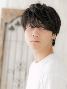 モッズヘアー メン 戸田公園店(mod's hair men) 20代30代ブラック束感ビジカジスマートマッシュf戸田公園社会人