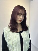 ベル(BEL)&nbsp;ワインレッド/赤紫/レイヤーカット