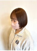 内巻きボブ