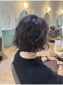 2-7 ナチュラルウェーブボブ