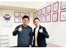 スギヘアデザイン(SUGI HAIR DESIGN)の雰囲気（ファジアーノ岡山の選手たちも！）