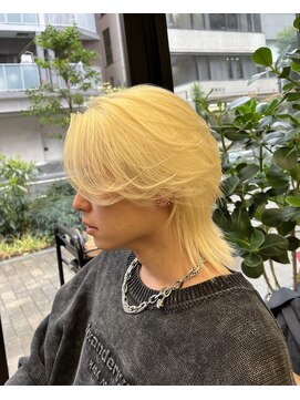 ヌエン 渋谷(NU/EN) メンズ ブロンドヘア