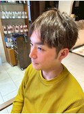 ナチュラルツーブロックショート