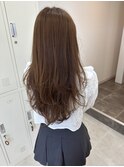 ロングレイヤー【マロンベージュ】