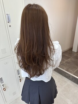 ソソ(soso.) ロングレイヤー【マロンベージュ】