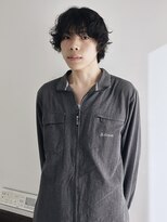 =メンズボブパーマ/メンズボブ/フェザーパーマ／MEN’S HAIR