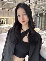 ロール 博多(Role) 小顔に見せるヘア/ワンレン/ボブウルフ/ネビージュ/黒髪カタログ