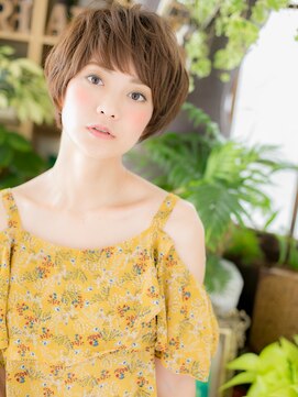 カバーヘア ブリス 北浦和(COVER HAIR bliss) ハイライトカラーフェザーショートマッシュh4北浦和20代30代40代