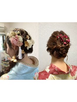 特別な日には特別なアレンジで＊あなたの個性を形に変えて、今までにない魅力と華やかさを引き出します♪