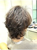 【デジタルパーマで簡単♪】ミディアムレイヤー