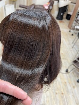 ら・ぽーるの写真/《江南市》話題のトステア取扱いサロン♪思わず触れたくなるツヤ髪を叶える髪質改善メニューもご用意◎
