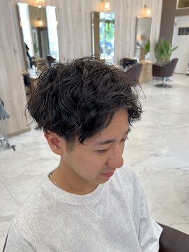 ユウヘアー 千代田橋店(U Hair) アップバングツイストスパイラルパーマ