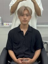 メンズペレ 渋谷(MEN'S PELE)&nbsp;MEN’S HAIR/ブルーブラック/フェザーパーマ/渋谷