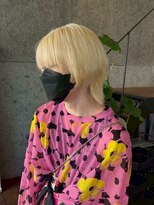 ゲーム 下北沢(GAME)&nbsp;センターパート/ミルクティベージュ/メンズカット