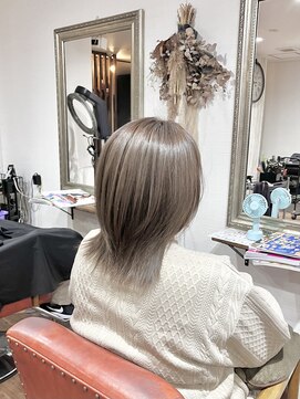 【白髪ぼかし】明るめミルクティーベージュ..~*＊.