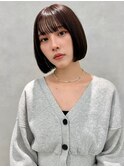 ショート/ボブ/髪質改善/脱白髪染め/白髪ぼかしハイライト