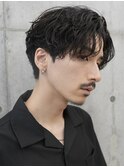 銀座ツイストスパイラルパーマフェザーパーマセンターパート眉毛