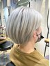 ★白髪キレイ★オーガニック艶グレイカラー+カット ￥7150