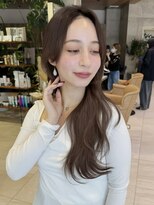 グランド(GRAND)&nbsp;ロングヘア30代40代縮毛矯正レイヤー前髪なし前髪あり表参道