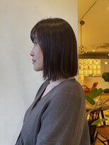 ルッツ(Lutz. hair design)&nbsp;3/8 軽やかパッツンボブ 《kiyoka》