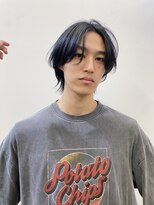 クラン エン バイ ヘッドライト 二子玉川店(clan en. by HEADLIGHT) メンズカットメンズヘアセンターパートショートウルフ