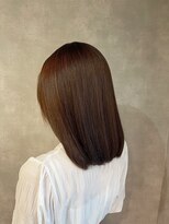 ピュアメンド 梅田(Pure Mend)&nbsp;カット＋縮毛矯正＋オレンジブラウンカラー
