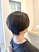 リグ ヘアアンドデザイン(LiG hair&design)&nbsp;丸みショートボブで、首元すっきり美シルエット♪