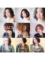 ピースヘアサロン(PEACE hair salon)&nbsp;少しずつですが撮影を通してデザインや薬剤の勉強をしています。