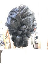 ロカット サロン(Roquat Salon)&nbsp;編み込みアップアレンンジ【ヘアメイク　立川/八王子/立川南口】