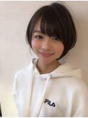 津賀雅也 大人気の小顔丸みショートボブ♪