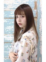 バグズ ヘアデザイン 桔梗が丘店(Baguz HAIR DESIGN)&nbsp;インナーカラーミルクティアッシュ☆うる艶髪