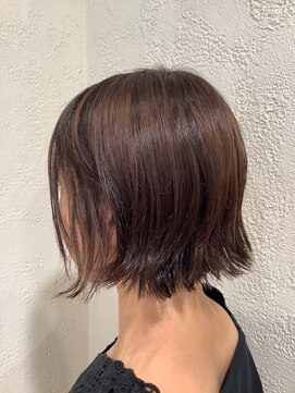 ヘアメイク カン プラスエフ(HAIR MAKE KANN+f) 外ハネボブ