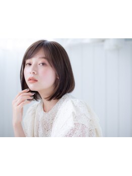 《髪と頭皮に優しいダメージレス施術》エイジング毛をケアし髪質改善しながら染めるため負担が最小限に☆