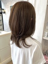 キャアリー(Caary)&nbsp;福山美容室caary似合わせカット　レイヤーセミロング