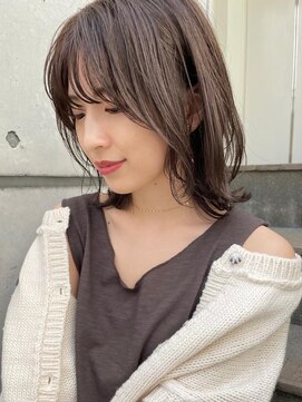 アトリエ フェム(atelier.fem) 柔らかい透け感ブラウン×ナチュラルミディアム