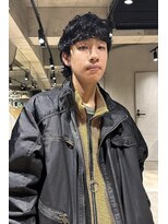 ビビト(bibito)&nbsp;bibito mash wolf nuance perm マッシュウルフ パーマ メンズ