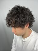 #波巻きパーマ