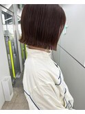 【jjeno】切りっぱなしボブ×スプリングカラー
