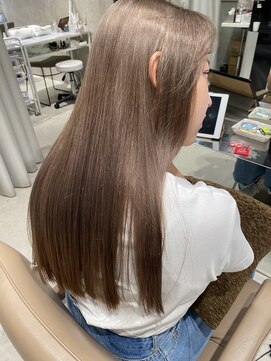 ロイリー バイ ローウェ 立川(Loely by Louwe) ベージュ/ダブルカラー/ブリーチ/ピンクベージュ/くすみベージュ