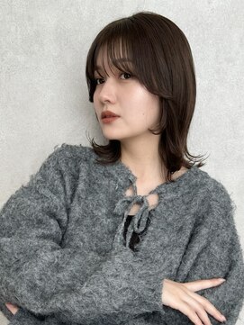 ロンド ロワール 門前仲町(Lond Loire) 顔周り前髪カット☆小顔ボブ/ブリーチなしシアカラー