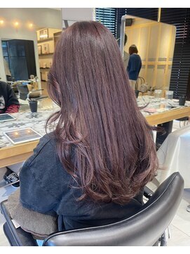 ガリカ 渋谷(Gallica) 【mami】大人ゆるふわラベンダーココアブリーチなしダブルカラー