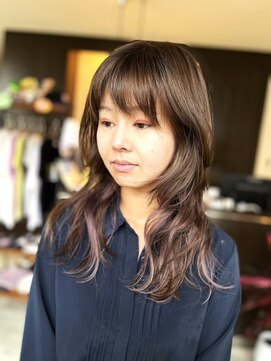 ニコ ヘアー(nico hair) ラベンダーインナーカラー