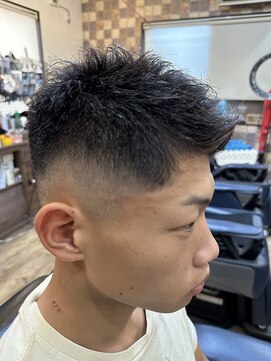 ヘアーサロン タムラ ソフトモヒフェードスタイル