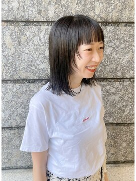 ソル 月島(SOL) 顔まわりがかわいいボブ