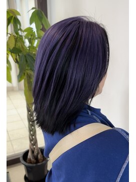タイドヘアー 高槻2号店(TIDE HAIR) パープルアンブレラカラー（デザインカラー）