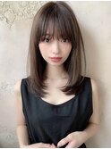 【佐京】美髪カラー　韓国　レイヤー　艶髪　髪質改善