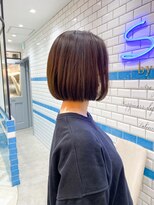 シー バイ ロンド 新宿(Sea by Lond)&nbsp;タッセルボブ×マロンカラー